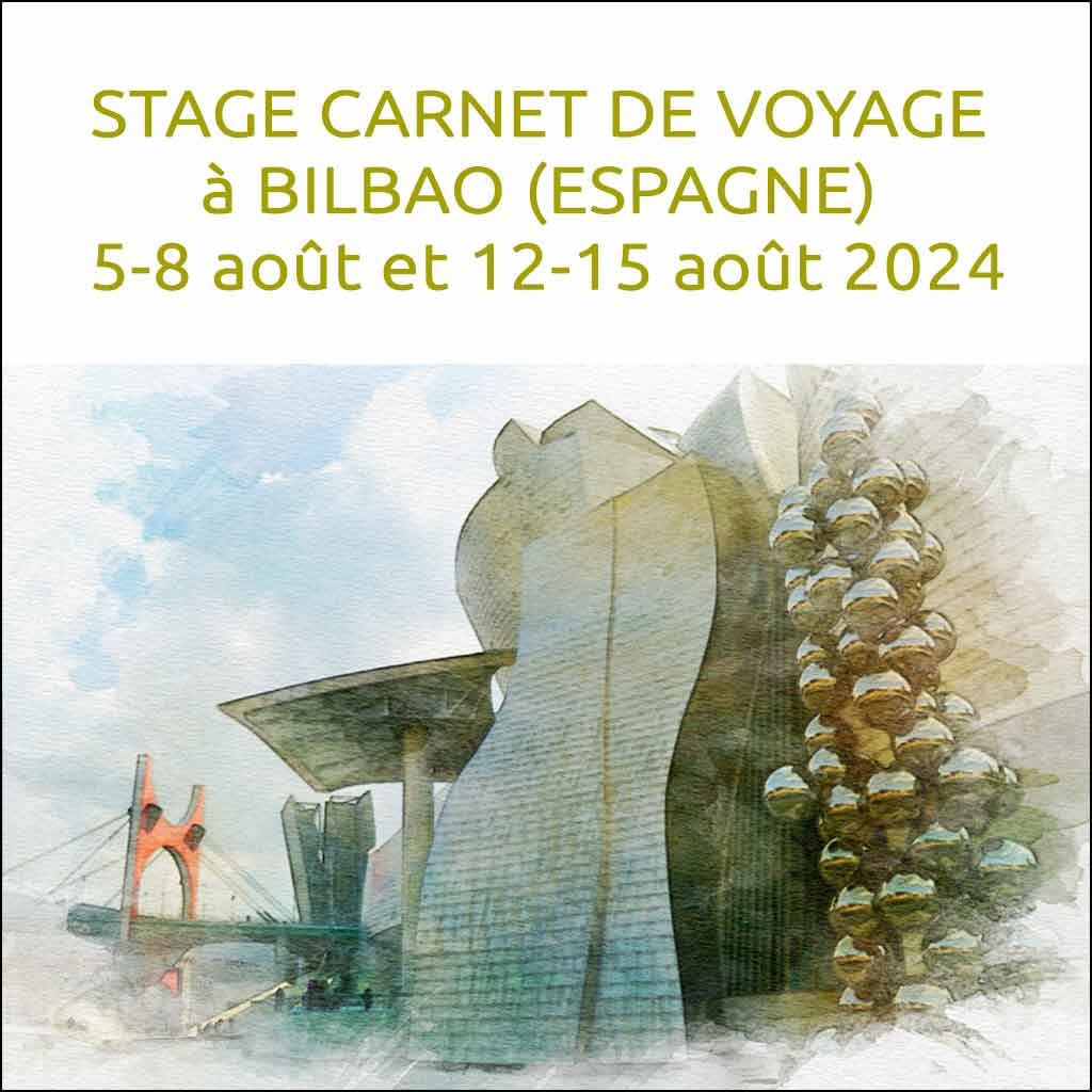 stage carnet de voyage à Bilbao